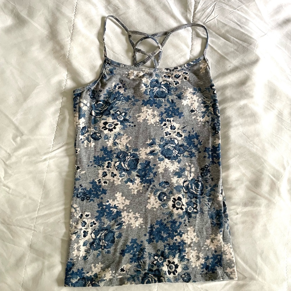 Vintage Aeropostale Floral Tank Top - Picture 3 of 6